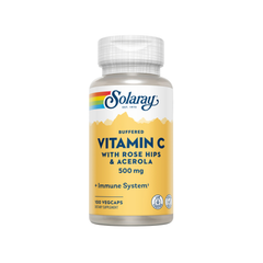 Solaray Vitamin C With Rose Hips & Acerola 500 Mg.