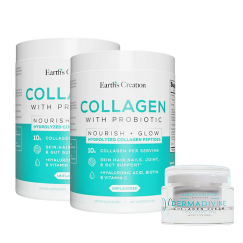 Earth`s Creation Buy 2 Collagen Powder Get Collagen Cream For Free