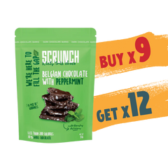 Buy 9 Get 12 Scrunch Chocolate With Mint 35g