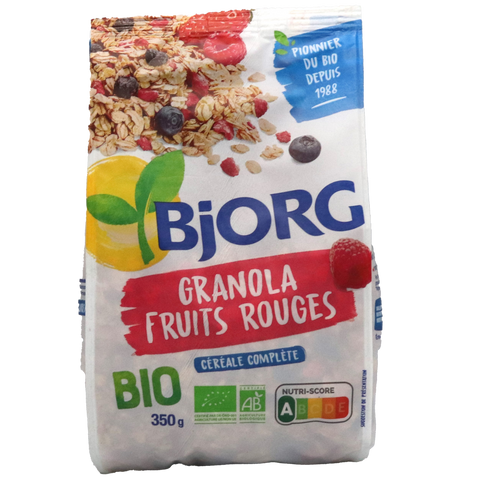 Bjorg Granola With Red Fruits
