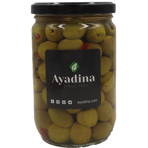Ayadina Green Olives Filled With Chili