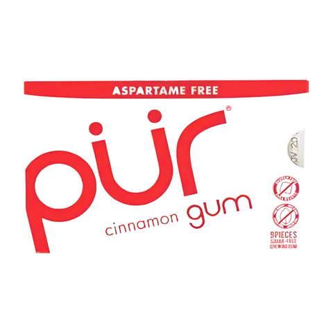 Pur Gum Cinnamon Pack Of 9 Gums