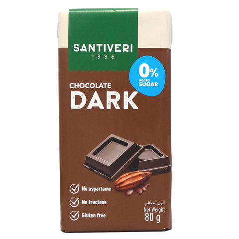 Santiveri Dark Chocolate No Added Sugar