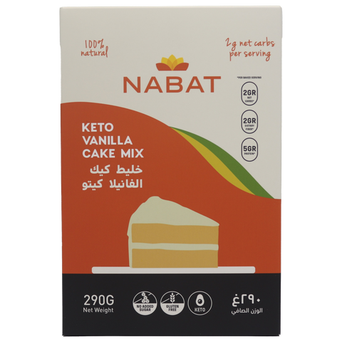 Nabat Keto Vanilla Cake Mix Gluten Free