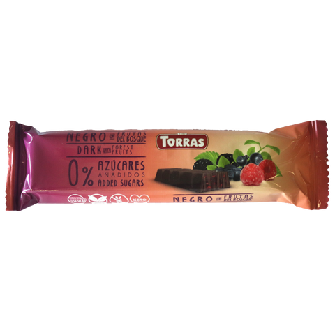 Torras Dark Chocolate With Forest Fruits & Stevia