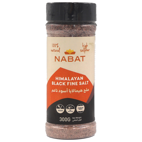 Nabat Himalayan Salt Black Fine Shaker