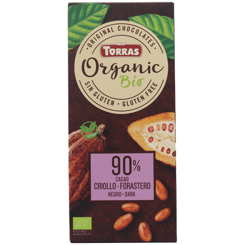 Torras Organic Dark Chocolate 90% Cocoa