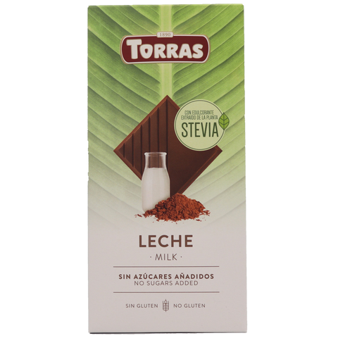 Torras Stevia S/F Milk Chocolate