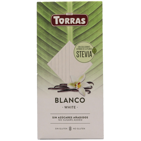 Torras Stevia S/F White Chocolate