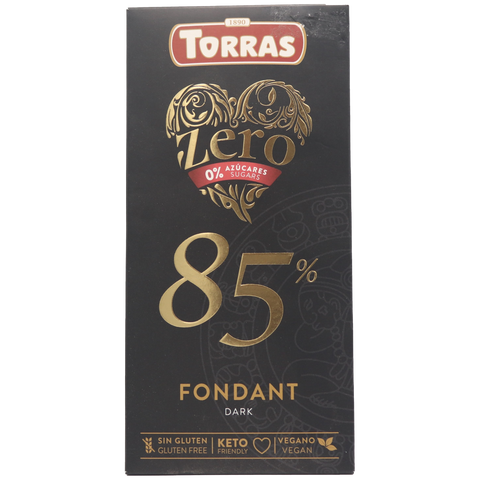 Torras Zero Dark Chocolate 85% Cocoa