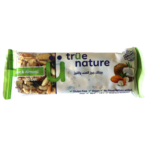 True Nature Organic Coconut & Almond bar