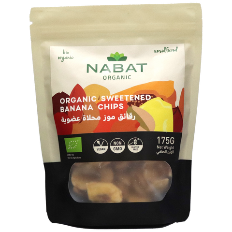 Nabat Organic Sweetened Banana Chips