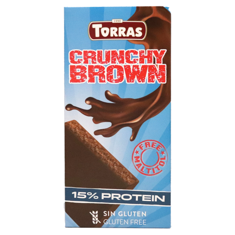 Torras Protein Milk Chocolate Crunchy Brown Sugar Free