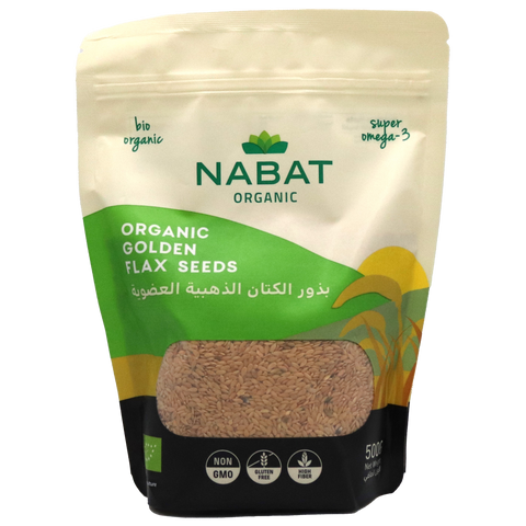 Nabat Organic Flaxseeds- Golden