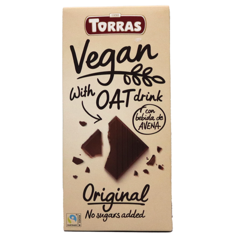 Torras Vegan Chocolate with Oat Drink Original Sugar Free