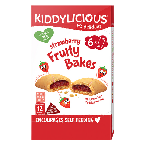 Kiddylicious Strawberry Fruity Bakes 12 Months+