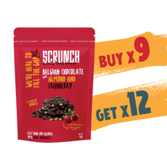 Buy 9 Get 12 Scrunch Almond & Cranberry 35g