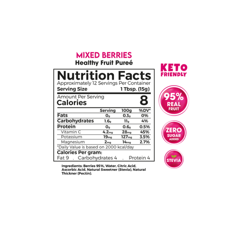 Zero Treat Pureé - Mixed Berries
