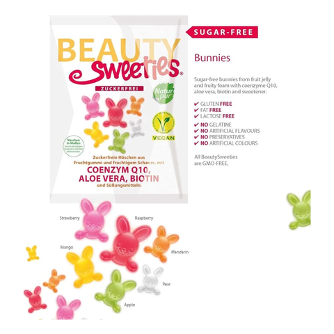 Beauty Sweeties Vegan Fruit Gums Sugar Free