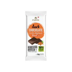 Equia Dark Chocolate Bar Almond Nas