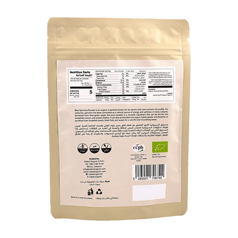 Nabat Organic Blue Spirulina Powder