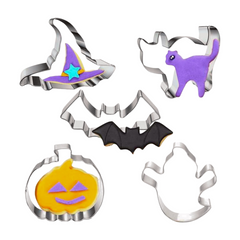 Livgood Halloween 5 Pcs Cookie Cutter