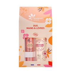 Fleurance Nature Pouch (Hand Cream + Nutrition Lip Balm)