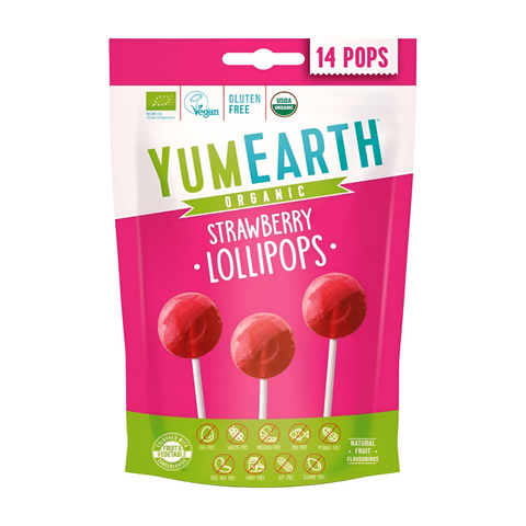 Yum Earth Organic Strawberry Pops