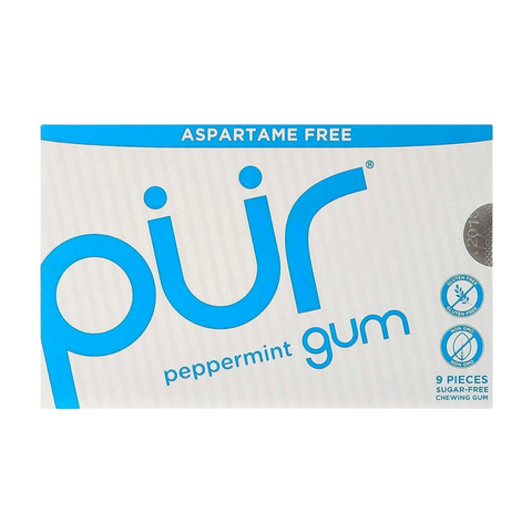 Pur Gum Peppermint Pack Of 9 Gums