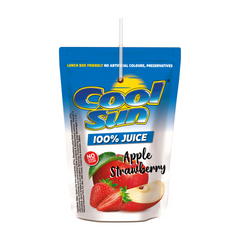 Cool Sun Apple Strawberry 100% Juice - No Added Sugar