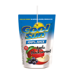 Cool Sun Apple Blackcurrant 100% Juice - No Added Sugar