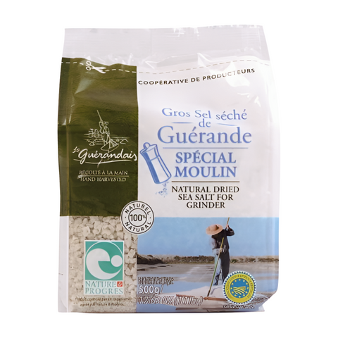 Le Guerandais Natural Dried Sea Salt For Grinder