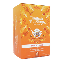 Ets Organic Turmeric, Ginger & Lemongrass Super Food Tea - 20 Sachets