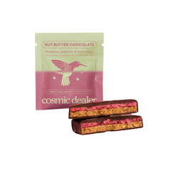 Cosmic Dealer Double Layer: Raspberry & Pistachio & Lions Mane Chocolates