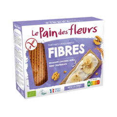 Les Pain Des Fleurs Organic Gluten Free Fiber Crispbreads