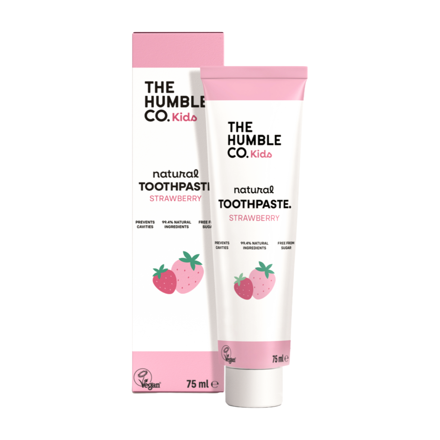 The Humble Co Cosmos Natural Toothpaste - Kids Strawberry – LivGood Lebanon
