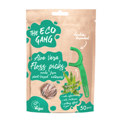 The Eco Gang Floss Picks 50-P Aloe Vera