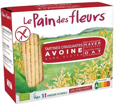 Pain Des Fleurs Organic Gluten Free Oat Crispbread