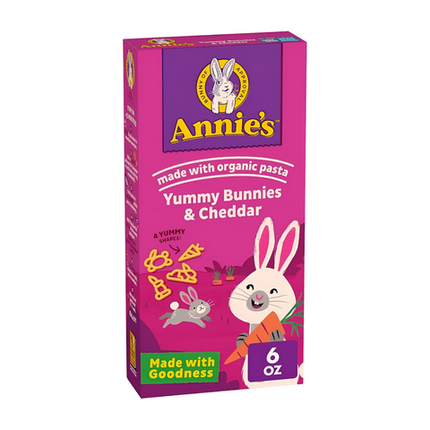 Annie’s Bunny Pasta Shapes Cheddar Organic Pasta