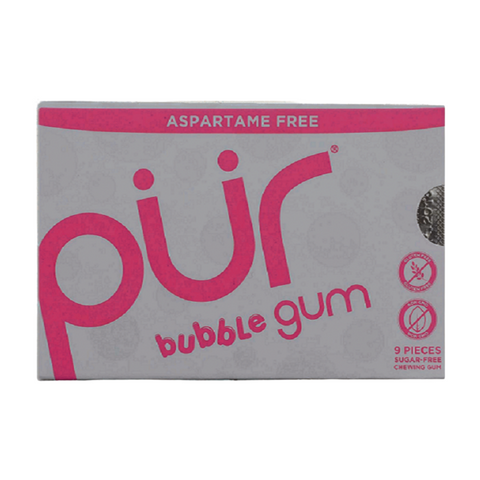 Pur Gum Bubblegum Pack Of 9 Gums