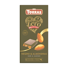 Torras Zero Sugar Dark And Almond Chocolate