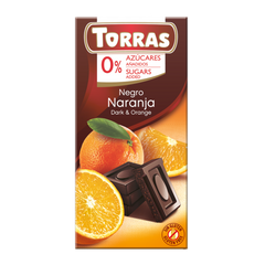 Torras Sugar Free Dark And Orange Chocolate
