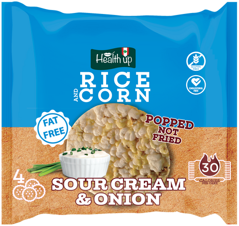 Healthup Rice & Corncake Sour Cream Onion