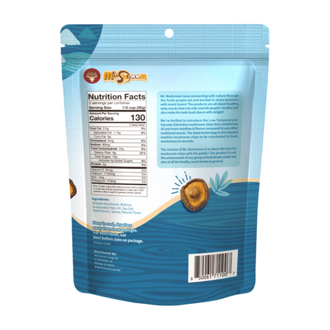 Mr Mushroom Shiitake Mushroom Chips (Sea Salt)