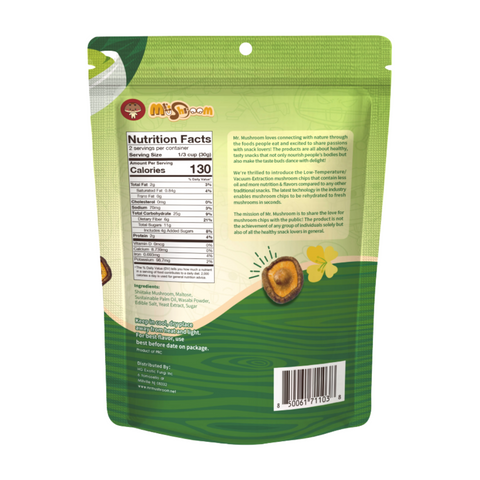 Mr Mushroom Shiitake Mushroom Chips (Wasabi)