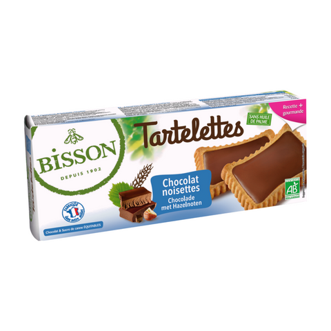 Bisson Organic Hazelnut Chocolate Tartlet