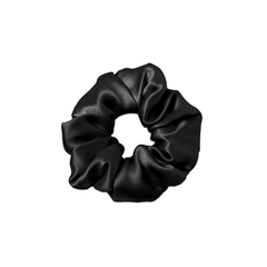 Salma Silk Scrunchie Black