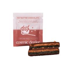 Cosmic Dealer Double Layer: Peanut Butter & Black Sesame Chocolates