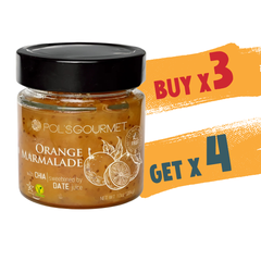 Peddle Life Buy 3 Get 4 Orange Marmalade With Chia Seeds (284 G) - Sweetened With Date Juice