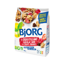 Bjorg Croustillant Chocolat Noir Et Fruits Rouges